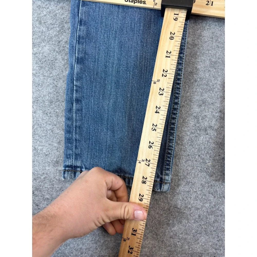 Levis 511 Red Tab Jeans Mens 32x30 Blue Slim Straight Leg Streetwear Y2K